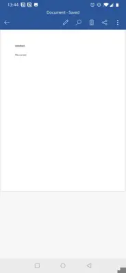 Microsoft Word android App screenshot 4
